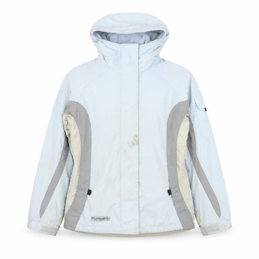 Columbia Women’s Blue Hooded Ski Jacket Size 18/20 Waterproof Lined