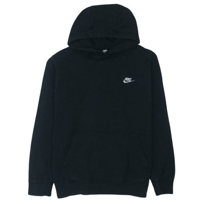 Nike Men Black Pullover Hoodie Regular Fit Fleece Sportswear M