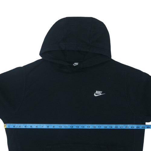 Nike Men Black Pullover Hoodie Regular Fit Fleece Sportswear M