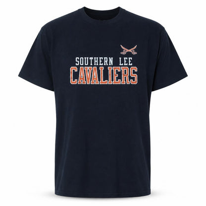 Champion Men's Navy Southern Lee Cavaliers 2XL T-Shirt
