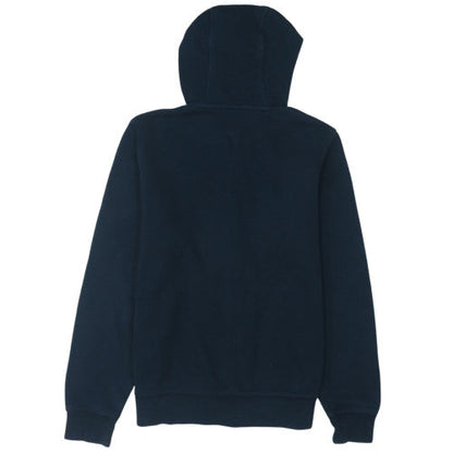 Nike Men's Black Full Zip Hoodie Medium Cotton Blend