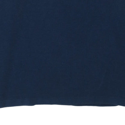 Ralph Lauren Men Blue 1/2 Zip Cotton Knit Sweatshirt L