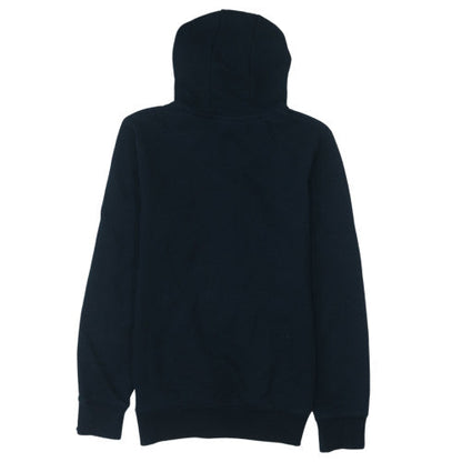 Majestic Mens Black M Pullover Hoodie Sweatshirt Graphic Baseball Logo