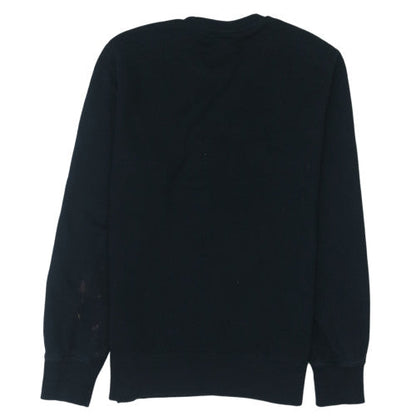 Champion Men's Black Large Pullover Crew Neck Logo Sweatshirt