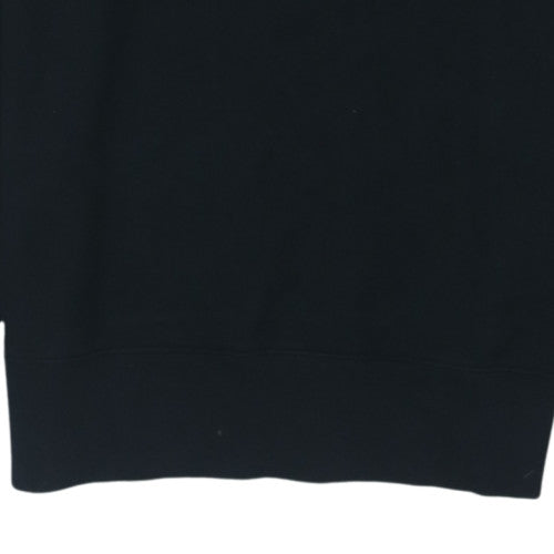 Champion Men's Black Large Pullover Crew Neck Logo Sweatshirt