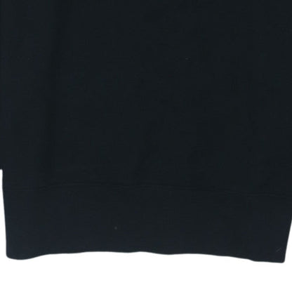 Champion Men's Black Large Pullover Crew Neck Logo Sweatshirt