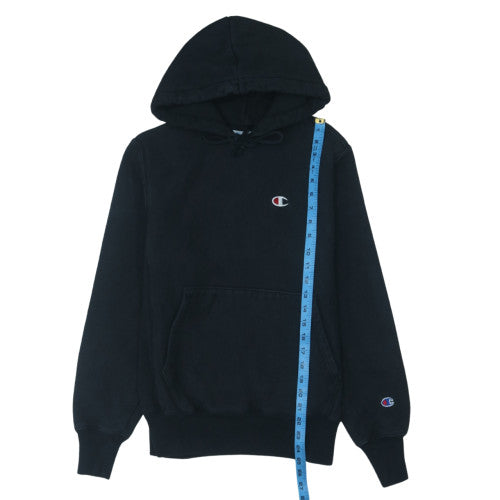 Champion Women's Black Small Pullover Hoodie Reverse Weave Sweatshirt
