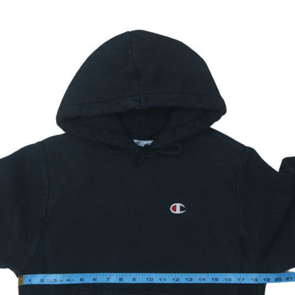 Champion Women's Black Small Pullover Hoodie Reverse Weave Sweatshirt