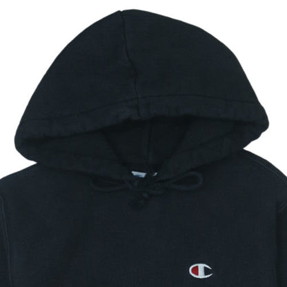 Champion Women's Black Small Pullover Hoodie Reverse Weave Sweatshirt