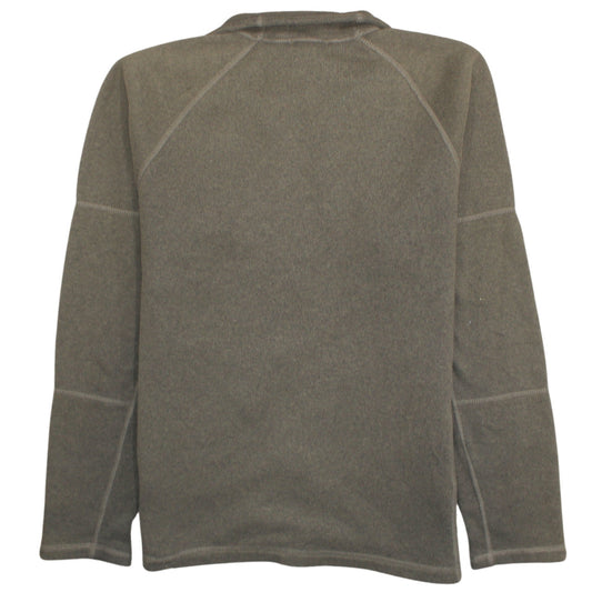 The North Face Men's Brown Fleece Zip Jacket M Outdoor Casual