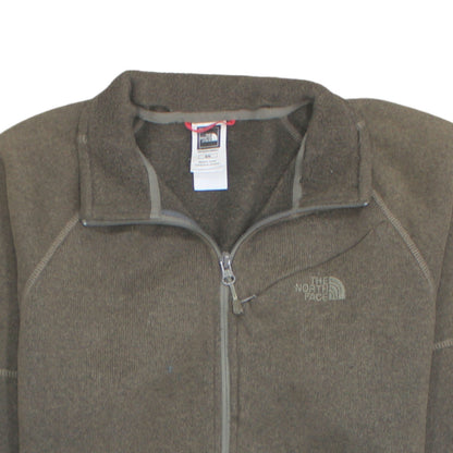 The North Face Men's Brown Fleece Zip Jacket M Outdoor Casual