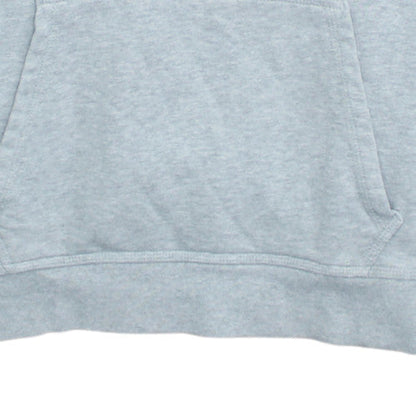 Nike Boys Grey Pullover Hoodie Small Cotton Blend Kangaroo Pocket