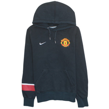 Nike Men's Black Manchester United Pullover Hoodie Size S