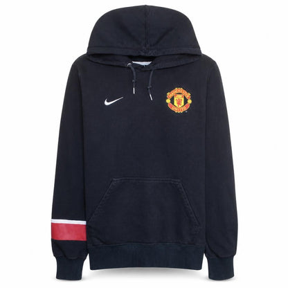 Nike Men's Black Manchester United Pullover Hoodie Size S