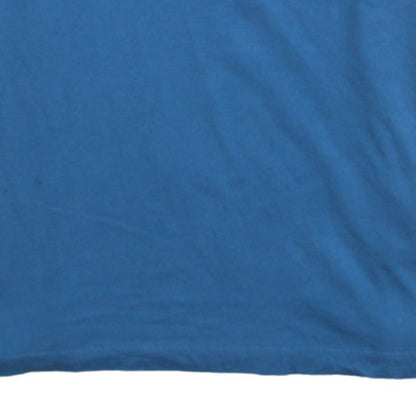 Nike Men's Blue XL Swoosh Graphic Cotton Crew Neck T-Shirt