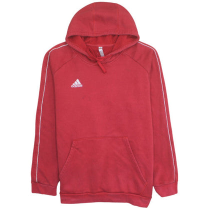 Adidas Men's Red 2XL Pullover Hoodie Fleece Sports Sweatshirt
