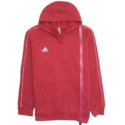 Adidas Men's Red 2XL Pullover Hoodie Fleece Sports Sweatshirt
