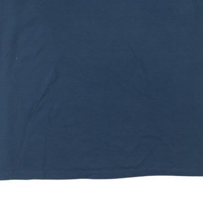 Nautica Men's Blue 2XL Crew Neck Cotton Nautical T-Shirt