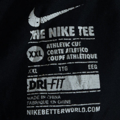 Nike Men's Black 2XL Dri-Fit Athletic Graphic T-Shirt