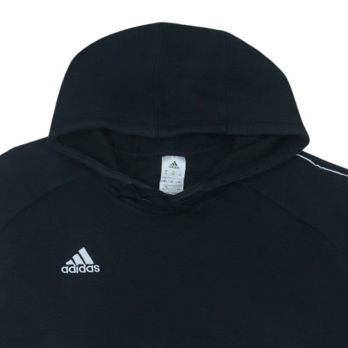 Adidas Men's Black 3XL Pullover Hoodie Fleece Sportswear