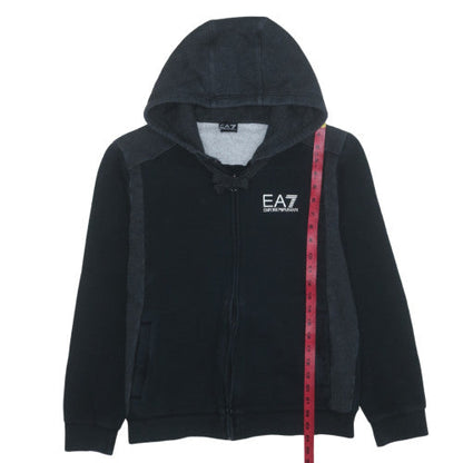 Emporio Armani EA7 Men's Black Full Zip Hoodie Size L