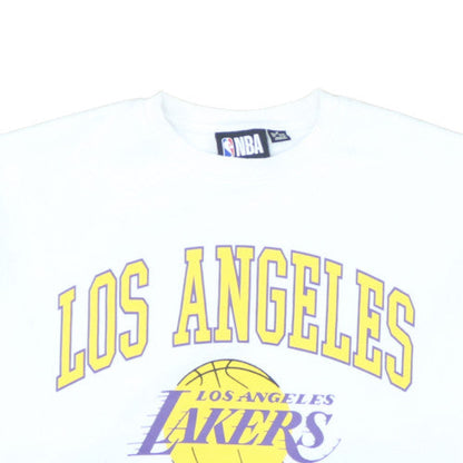 NBA Los Angeles Lakers White Graphic Pullover Sweatshirt Women's M
