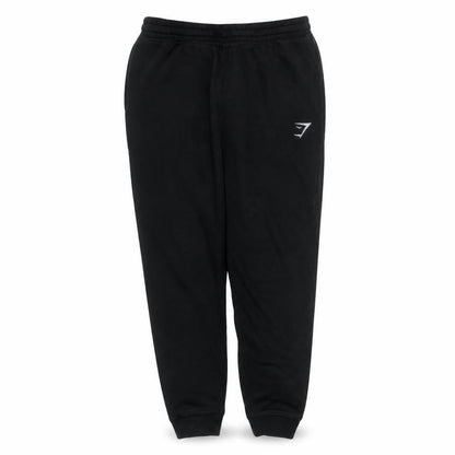 Gymshark Women's Black Jogger Trousers L Fleece Activewear