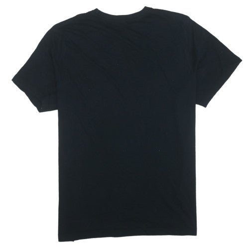 Nike Men's Black Basketball Dri-Fit T-Shirt XL Cotton Blend Crew Neck