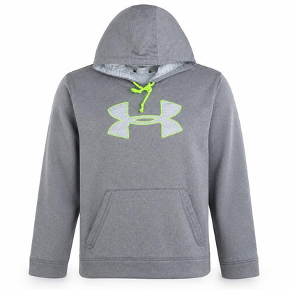 Under Armour Mens Grey Large Pullover Hoodie with Logo