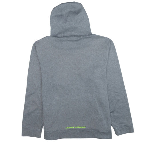 Under Armour Mens Grey Large Pullover Hoodie with Logo