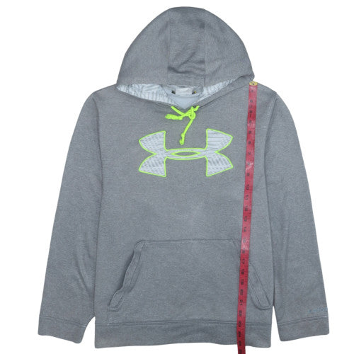 Under Armour Mens Grey Large Pullover Hoodie with Logo