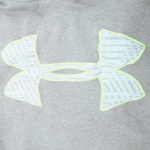 Under Armour Mens Grey Large Pullover Hoodie with Logo