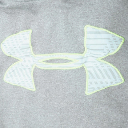 Under Armour Mens Grey Large Pullover Hoodie with Logo