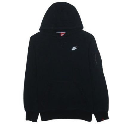 Nike Men's Black Pullover Hoodie M Regular Fit Sports Style