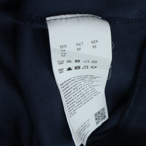 Hugo Boss Mens Blue Regular Fit Full Zip Hoodie Size M