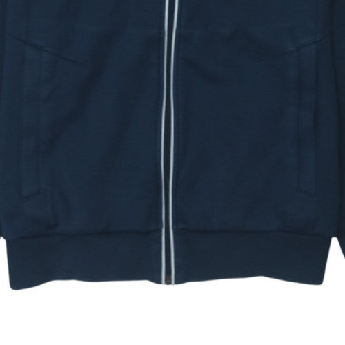 Hugo Boss Mens Blue Regular Fit Full Zip Hoodie Size M
