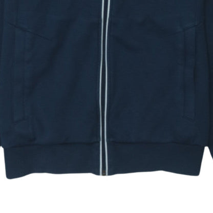 Hugo Boss Mens Blue Regular Fit Full Zip Hoodie Size M