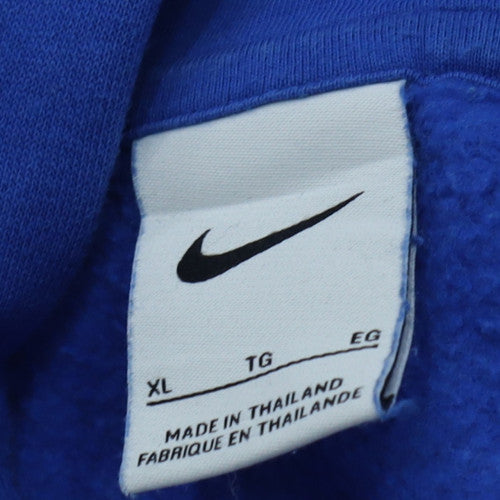 Nike Mens Blue XL Pullover Hoodie Hooded Fleece Sweatshirt Sportswear
