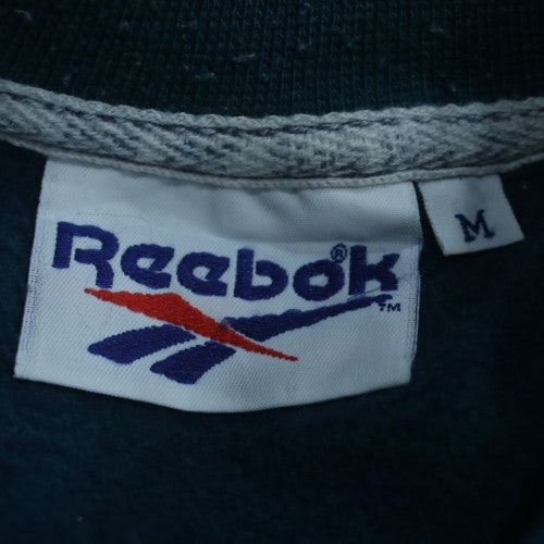 Reebok Men's Blue Crew Neck Pullover Sweatshirt M Classic Logo