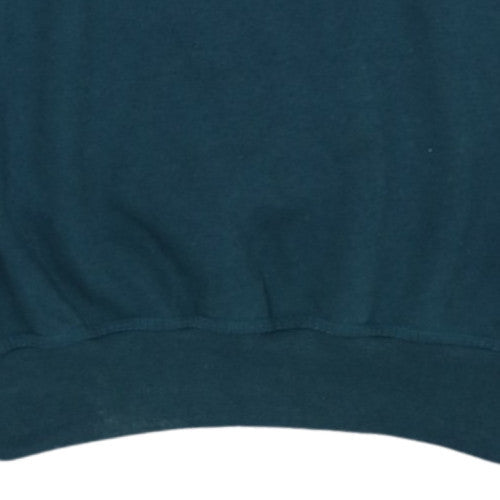 Reebok Men's Blue Crew Neck Pullover Sweatshirt M Classic Logo