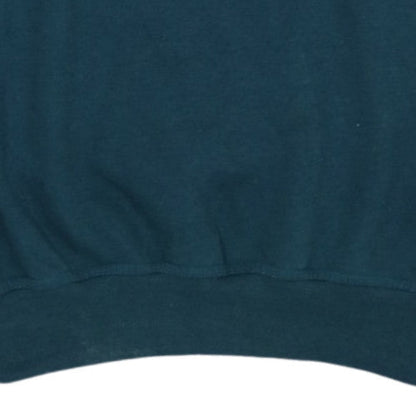 Reebok Men's Blue Crew Neck Pullover Sweatshirt M Classic Logo