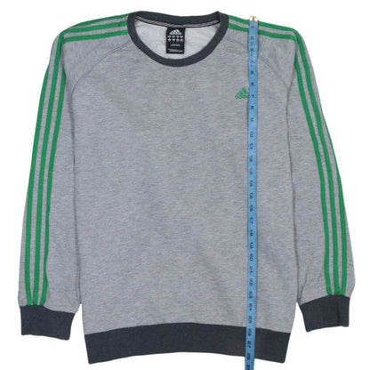 Adidas Men’s Grey XL Pullover Sweatshirt Crew Neck Sports Top