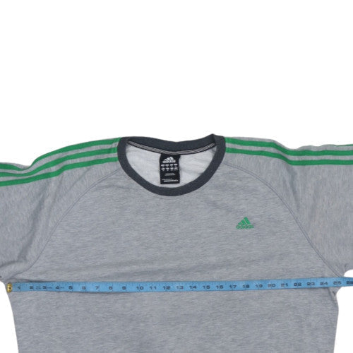 Adidas Men’s Grey XL Pullover Sweatshirt Crew Neck Sports Top