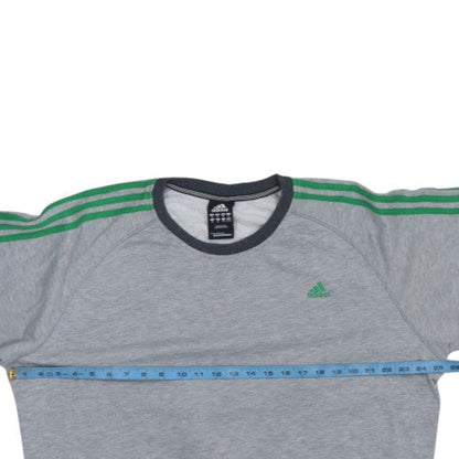 Adidas Men’s Grey XL Pullover Sweatshirt Crew Neck Sports Top