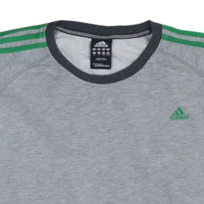 Adidas Men’s Grey XL Pullover Sweatshirt Crew Neck Sports Top