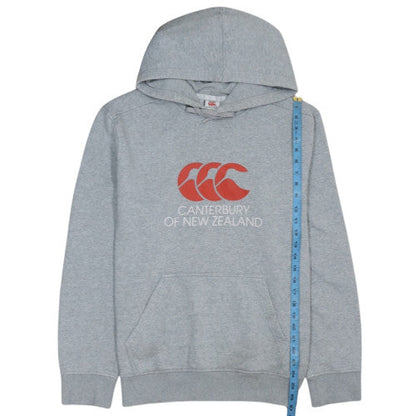 Canterbury Men's Grey XL Pullover Hoodie with Logo Print