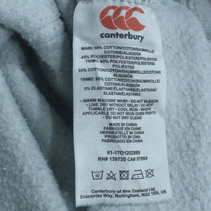 Canterbury Men's Grey XL Pullover Hoodie with Logo Print