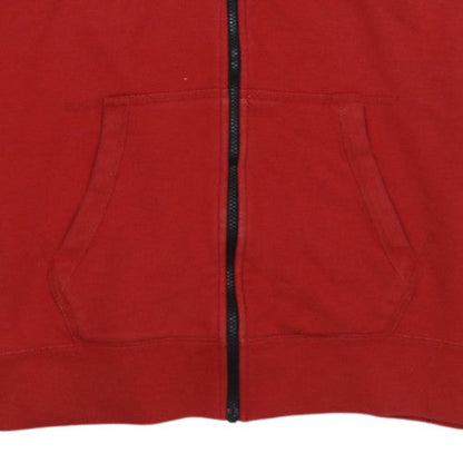 Nike Men’s Red Saracens Full Zip Hoodie Size L Rugby Sportswear