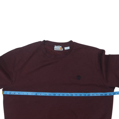 Timberland Men's Brown XL Regular Fit Crew Neck Sweatshirt