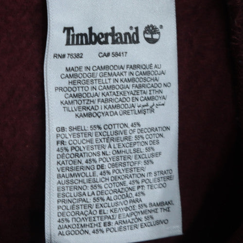 Timberland Men's Brown XL Regular Fit Crew Neck Sweatshirt